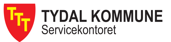 Logo Tydal kommune. Lenke til nettside Tydal kommune.